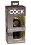King Cock Elite Crown Jewels Silicone Balls And Cockring - Black